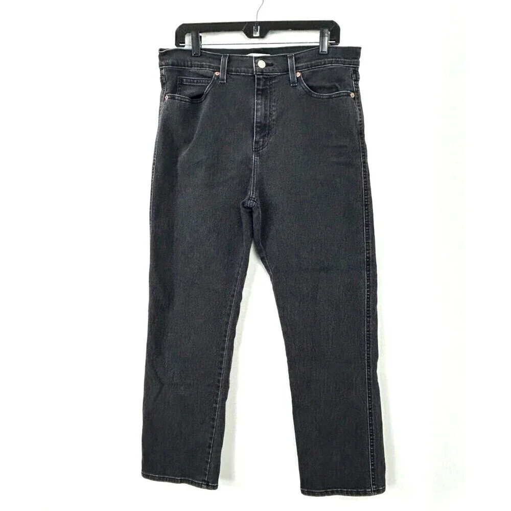 Levi Strauss Signature Gold Women Black Heritage High Rise Jean Sz 12 1065H1 - Picture 5 of 11